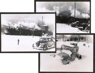 Item #16987 Three Vintage Original Car - Truck - Clinchfield Railroad Photos [Taken after a...