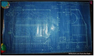 Item #17017 Blueprint Schematics for a Taylor Water Tube Boiler from 1890