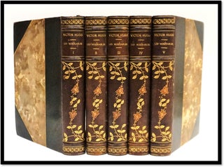 Item #17033 Les Miserables [Five Volumes, Complete]. Victor Hugo