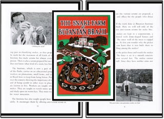 Item #17046 The Snake Farm at Butantan Brazil. Lorainne Williams Garrett, J. Hal Connor