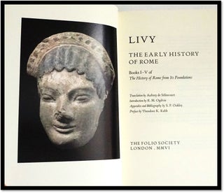 The Early History of Rome; Books I-V of The History of Rome from Its Foundation