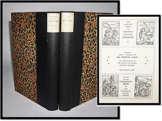 Item #17062 The Complete Works of Thomas Lovell Beddoes; Edited with a memoir by Edmund Gosse [2...