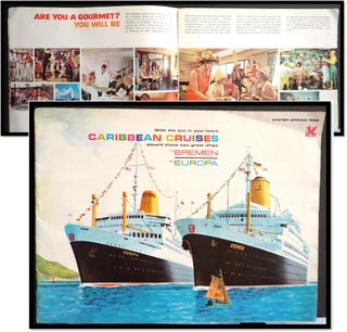 Item #17068 Caribbean Cruises - Winter-Spring 1966. With the Sun in Your Heart, Aboard These Two...