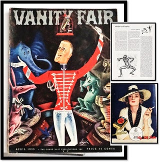 Item #17098 Vanity Fair Magazine, April, 1935. Erskine Caldwell, Richard Sherman, Raymond Gram...