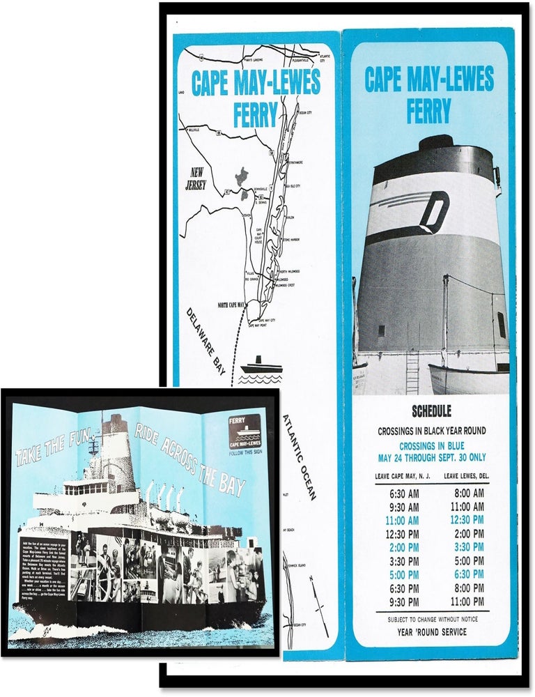 Item #17117 Cape Map-Lewes Ferry [New Jersey - Delaware]