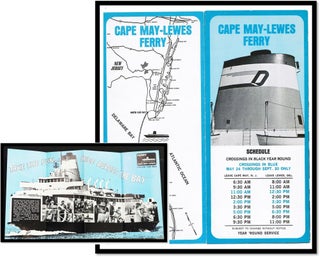 Item #17117 Cape Map-Lewes Ferry [New Jersey - Delaware