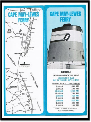 Cape Map-Lewes Ferry [New Jersey - Delaware]