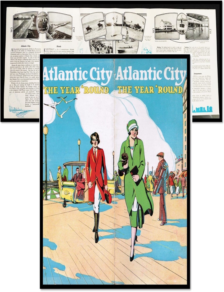 Item #17134 Atlantic City The Year 'Round' [Travel Brochure] [Art Deco]. Atlantic City Convention, Publicity Bureau.