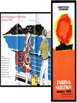 Item #17137 Fares and Sailings to South Africa - 1968. Union-Castle Safmarine