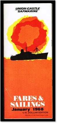 Fares and Sailings to South Africa - 1968