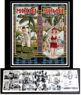 Item #17153 Miami by the Sea. The Land of Palms and Sunshine. Winter Tourist Season 1924. Miami...