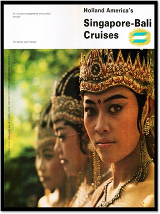 Item #17182 Holland America's Singapore-Bali Cruises. Holland America Cruise Line