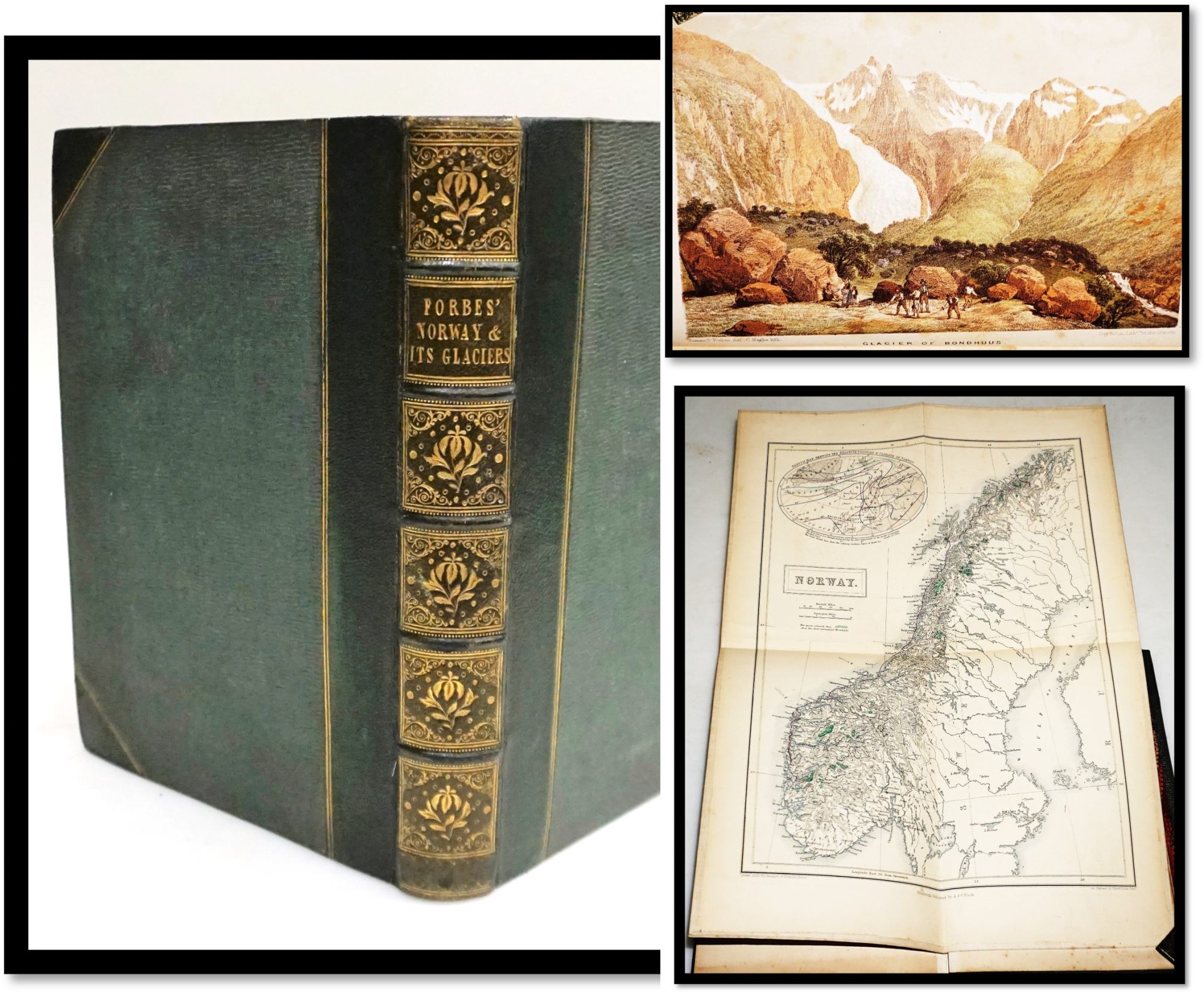 Item #17216 Norway and Its Glaciers Visited in 1851; followed by Journals of Excursions in the...