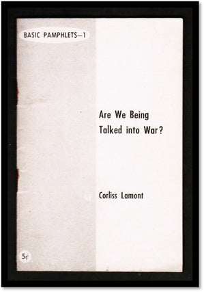 Item #17233 Are We Being Talked Into War? [Cold War Propaganda] [Soviet Union - United States...