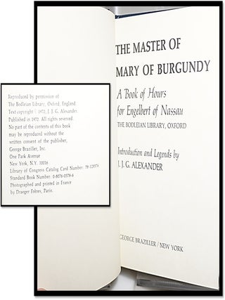 The Master of Mary of Burgundy. A Book of Hours for Engelbert of Nassau
