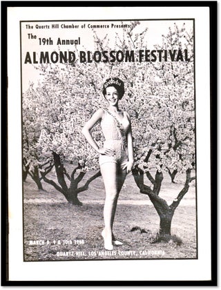 Item #17269 Program for the 19th Annual Quartz Hill, California Almond Blossom Festival. 1968....