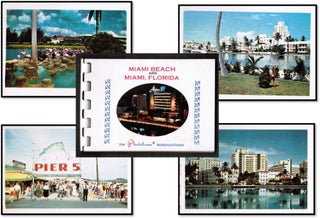 Item #17288 Miami Beach and Miami Florida 10 Plastichrome Reproductions