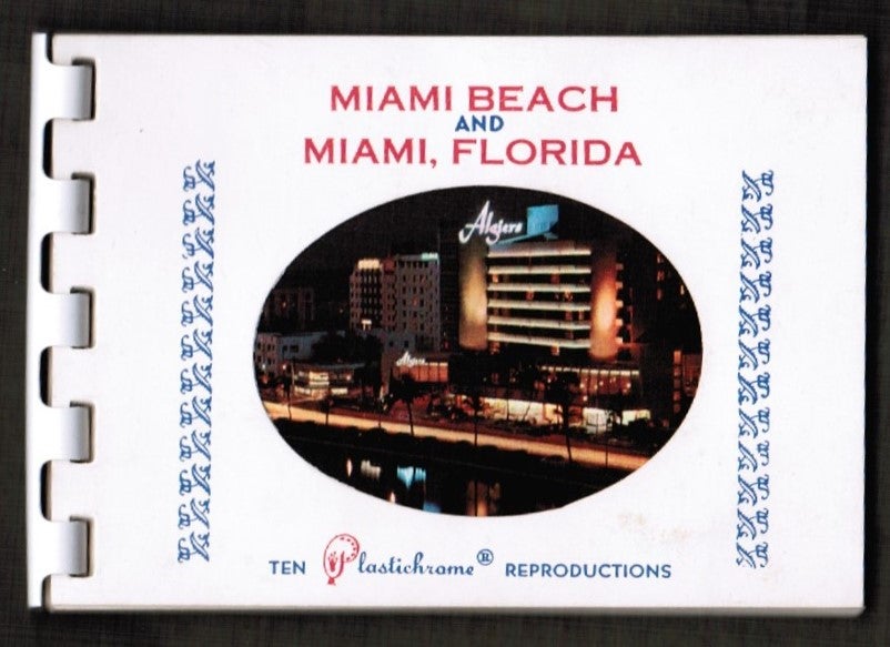 Miami Beach Skyline at Night Miami Florida Postcard 