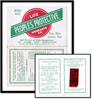 Item #17293 Advertisement for Peoples Protective Life Insurance Company [With Sewing Needles