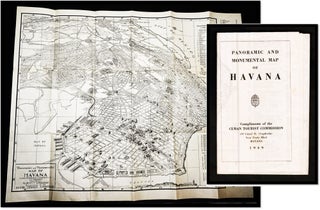 Item #17351 Panorama and Monumental Map of Havana - 1949. Cuban Tourist Commission