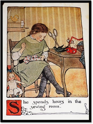 Easy Steps in Sewing for Big and Little Girls. Or Mary Frances Among the Thimble People