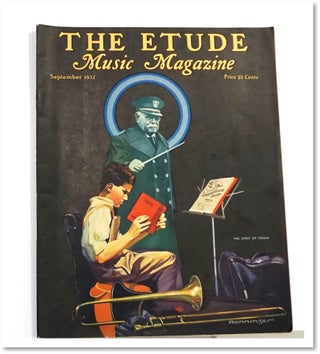 Item #17413 The Etude Music Magazine. September 1932. The Spirit of Sousa. Cover by Renninger....