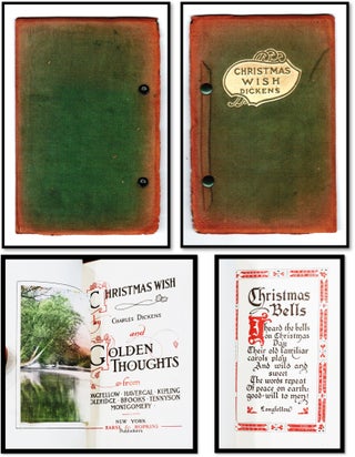 Item #17501 Christmas Wish and Thoughts From Longfellow, Havergal, Kipling, Tennyson, Brooks,...