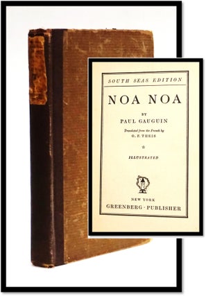 Item #17521 Noa Noa South Seas Edition [Tahiti]. Paul Gauguin