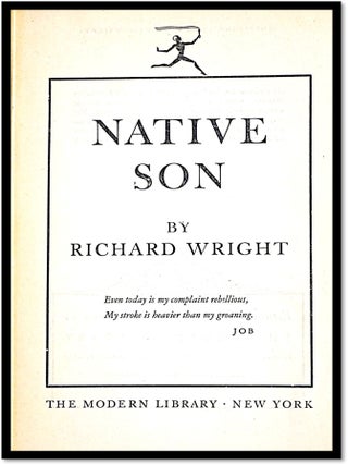Native Son. (Modern Library #221).