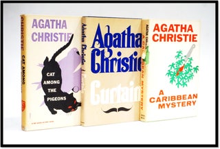 Item #17529 Three BCE Editions: Curtain; Cat Among the Pigeons; A Caribbean Mystery. Agatha Christie