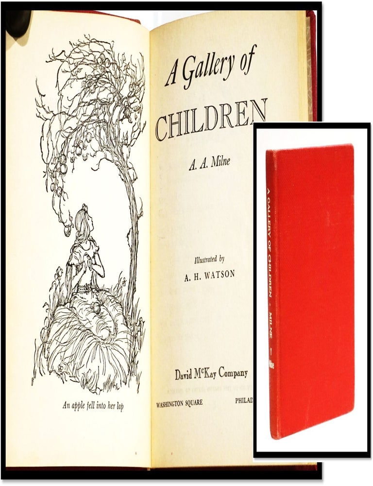 Item #17535 A Gallery of Children. A. A. Milne.
