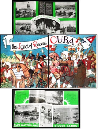 Item #17605 The Land of Romance - Cuba [Conrado Massaguer - Cover Art]. Cuban Tourist Commission