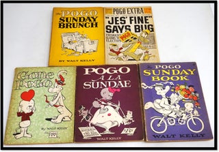 Item #17620 5 Vintage Pogo Books: Sunday Brunch, 'Jes' Fine Says Big, Sunday Book, Pogo Extra...