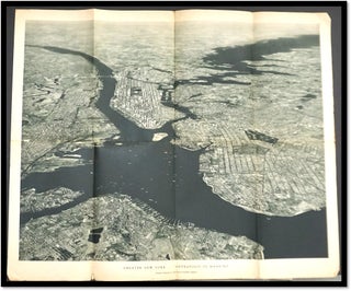 Item #17633 Vintage Aerial Photograph of New York City in 1933 Greater New York … Metropolis of...