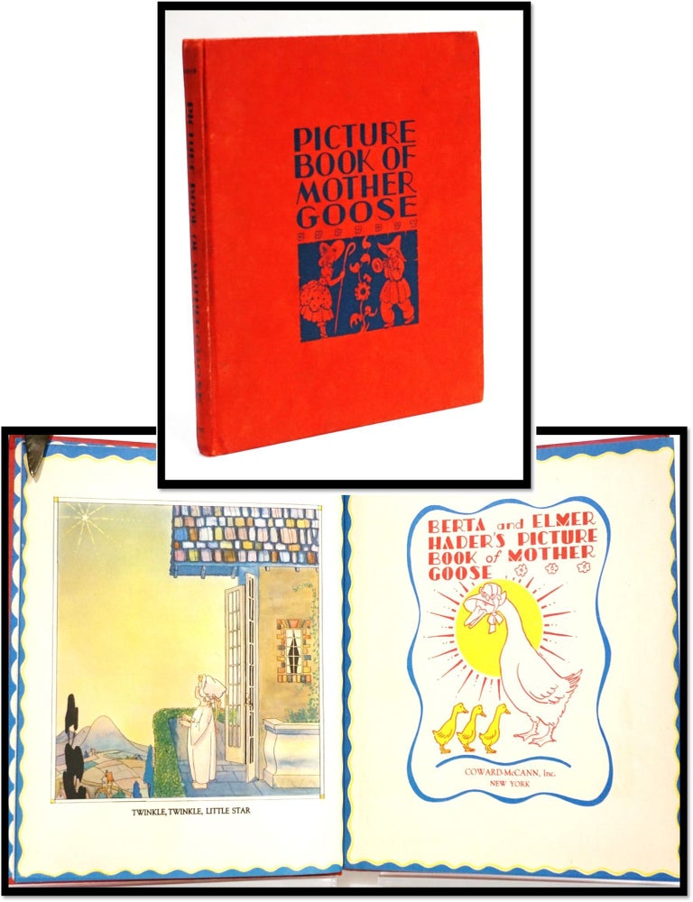 Item #17649 Picture Book of Mother Goose. Berta Hader, Elmer.