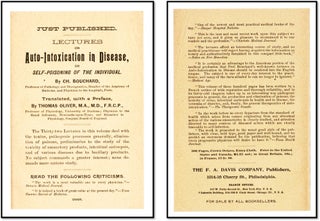 Three Book Advertisements from F. A. Davis Co., Medical Publishers and Booksellers