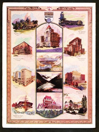 Menu: International Conference of Hotel Business Promotion; Royal York Hotel, Toronto. 1929