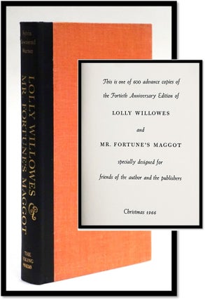 Item #17673 Lolly Willows Mr. Fortune's Maggot. Sylvia Townsend Warner