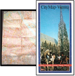 Item #17746 City Map Vienna. Tourist Map of Vienna in English with information for travelers....