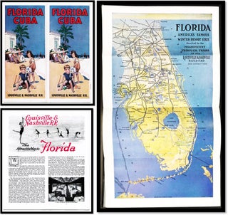 Item #17807 Louisville & Nashville Railroad. The Attractive Way to Florida [Florida Cuba]. W. A....