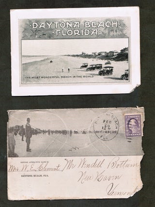 Daytona, Florida The Most Wonderful Beach in the World [c1915 Photo Book with Mailing Envelope]