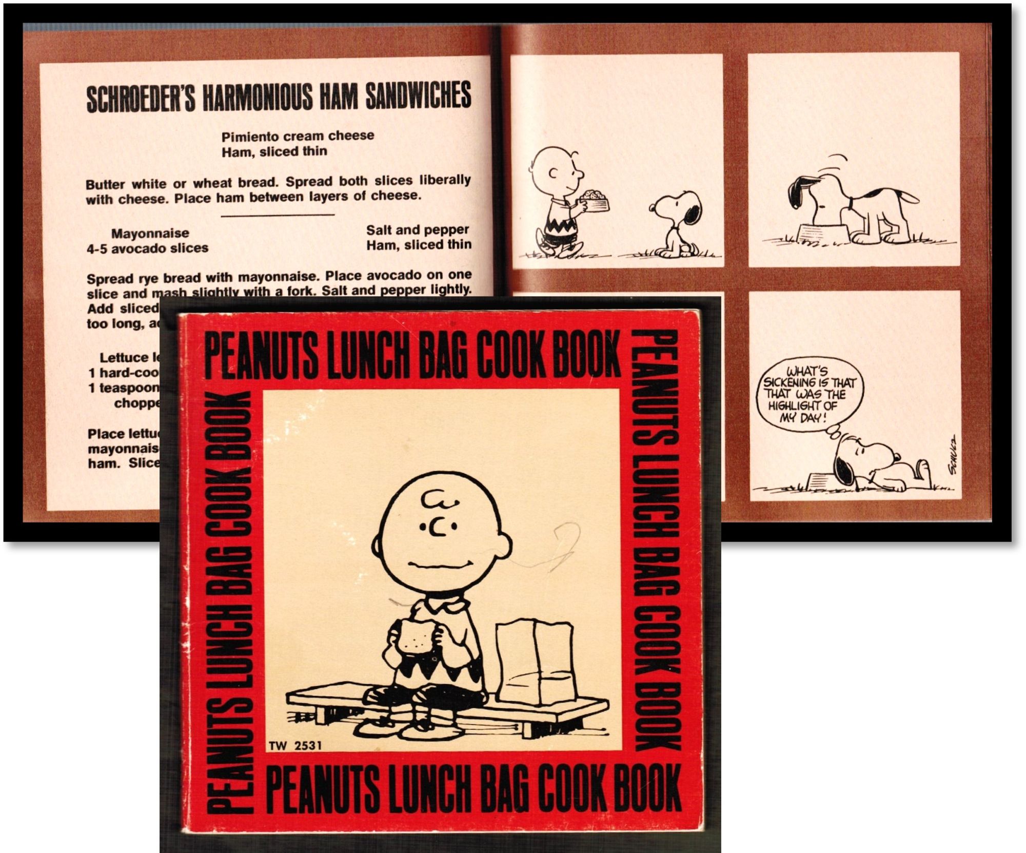 Peanuts Lunch Bag Cookbook Recipes and Cartoons | June Dutton ...