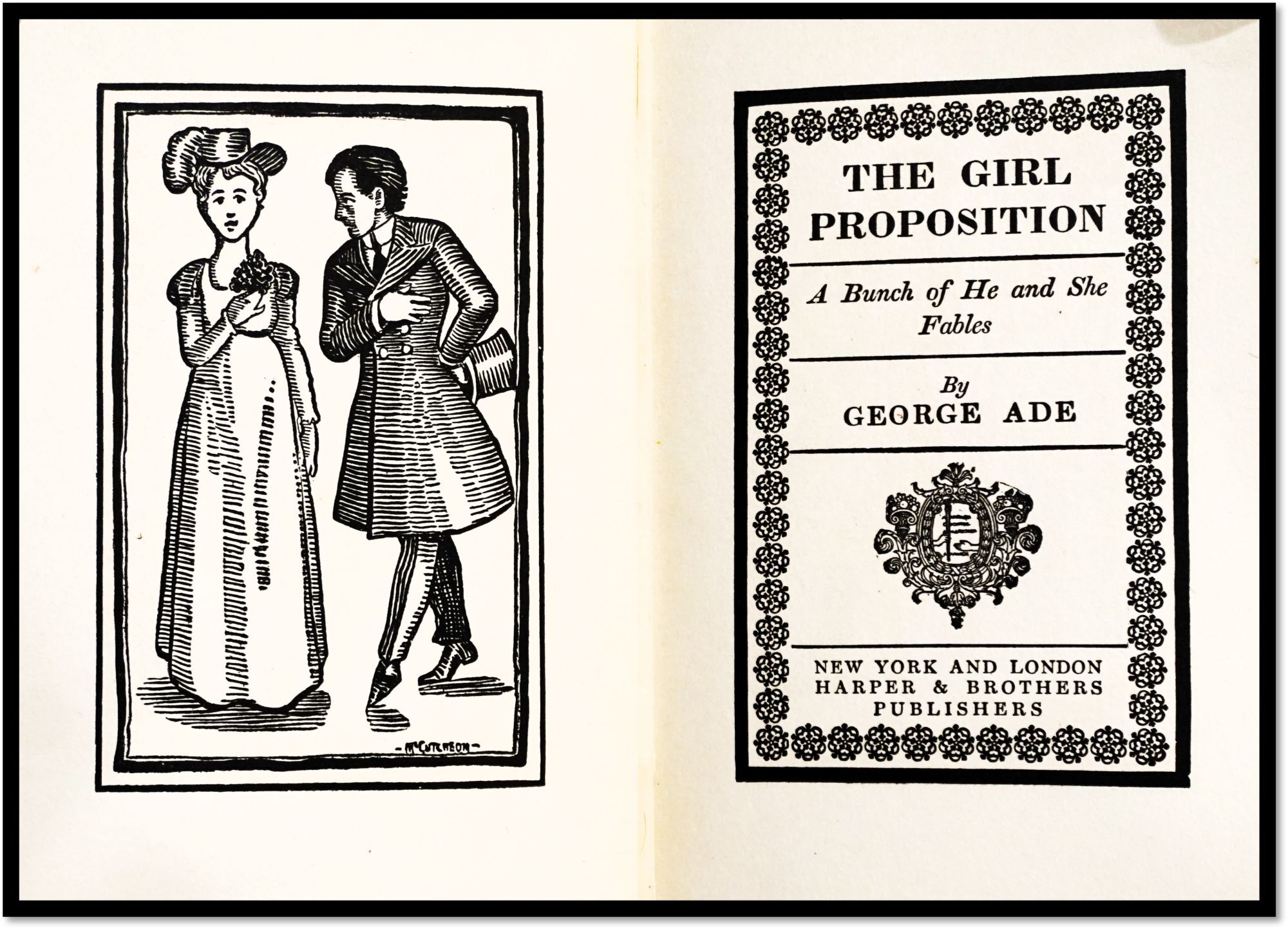 The Girl Proposition: A Bunch of He and She Fables Humor | George Ade