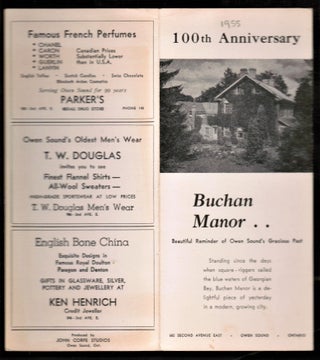Item #17854 Buchan Manor 100th Anniversary [Ontario, Canada