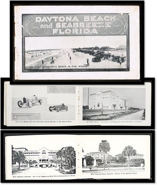 Item #17883 Daytona Beach and Seabreeze Florida c1915 Photo Book. Chamber of Commerce