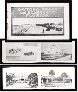 Item #17883 Daytona Beach and Seabreeze Florida c1915 Photo Book. Chamber of Commerce