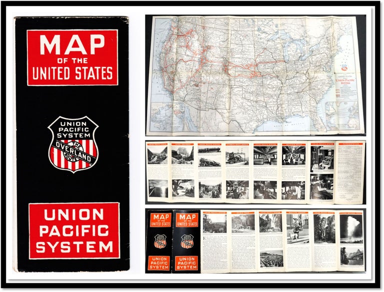 Map of the United States. Union Pacific System