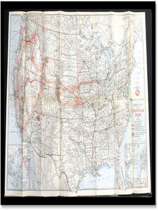 Map of the United States. Union Pacific System