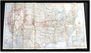 Map of the United States. Union Pacific System