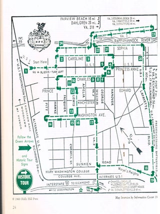 New Guidebook of Fredericksburg, Virginia: